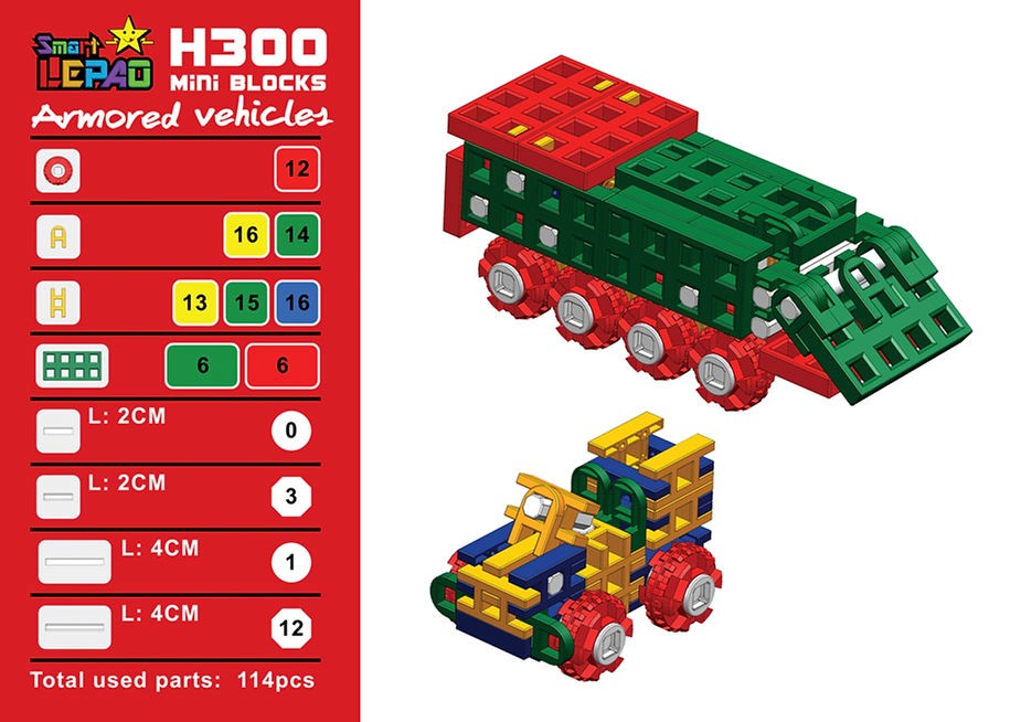 H300 Mini Blocks 148pcs